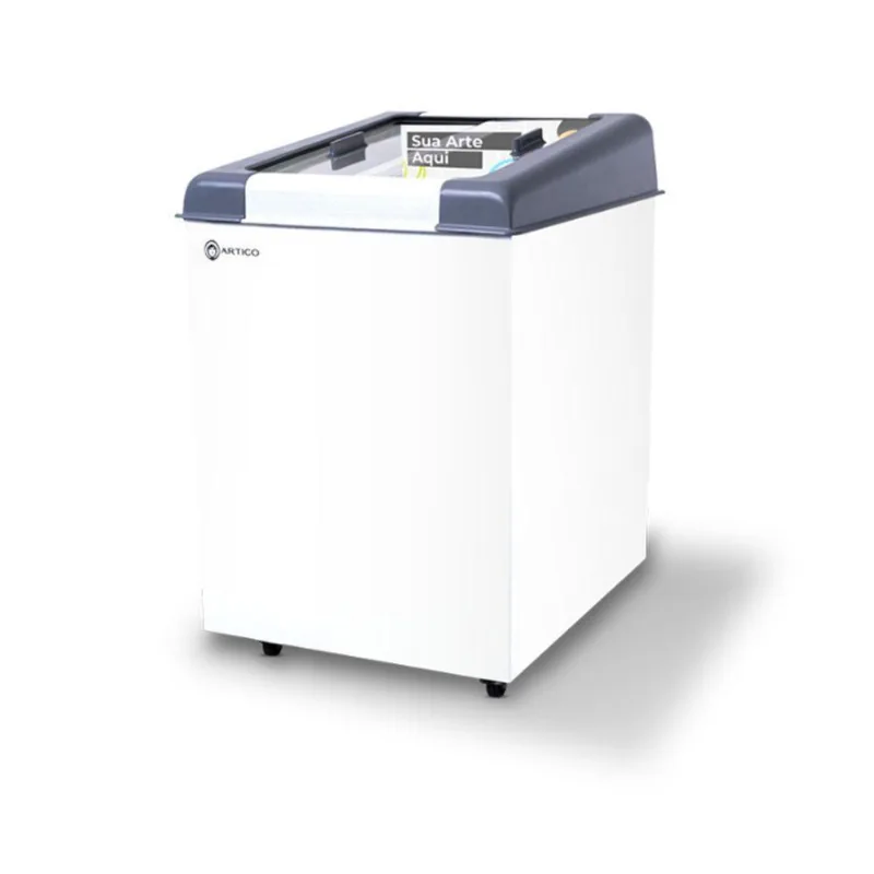 Congelador Expositor Vertical Ártico New Slim 150 Frost Free 120L Inverter Branco Bivolt
