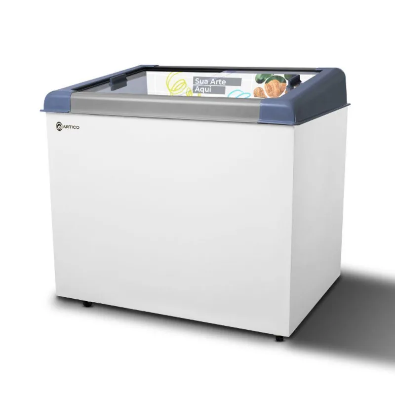 Congelador Expositor Vertical Ártico New Slim 250 310L Inverter Cinza Bivolt