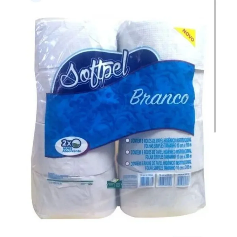Papel Higiênico Rolão Com 8 Rolos