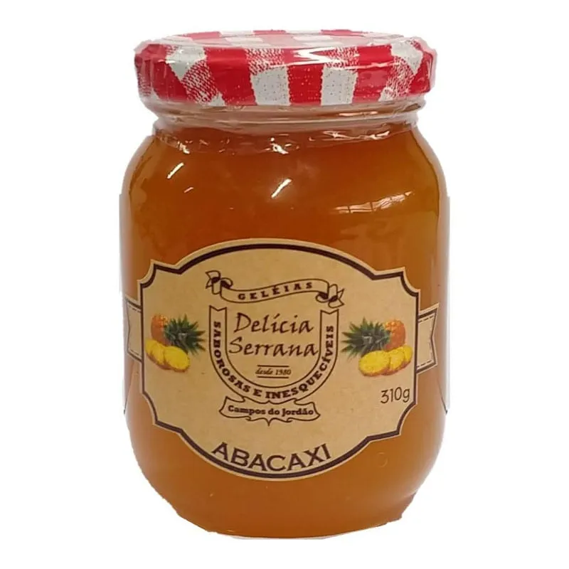 Geleia De Abacaxi Delícia Serrana 310Gr Campos Do Jordão