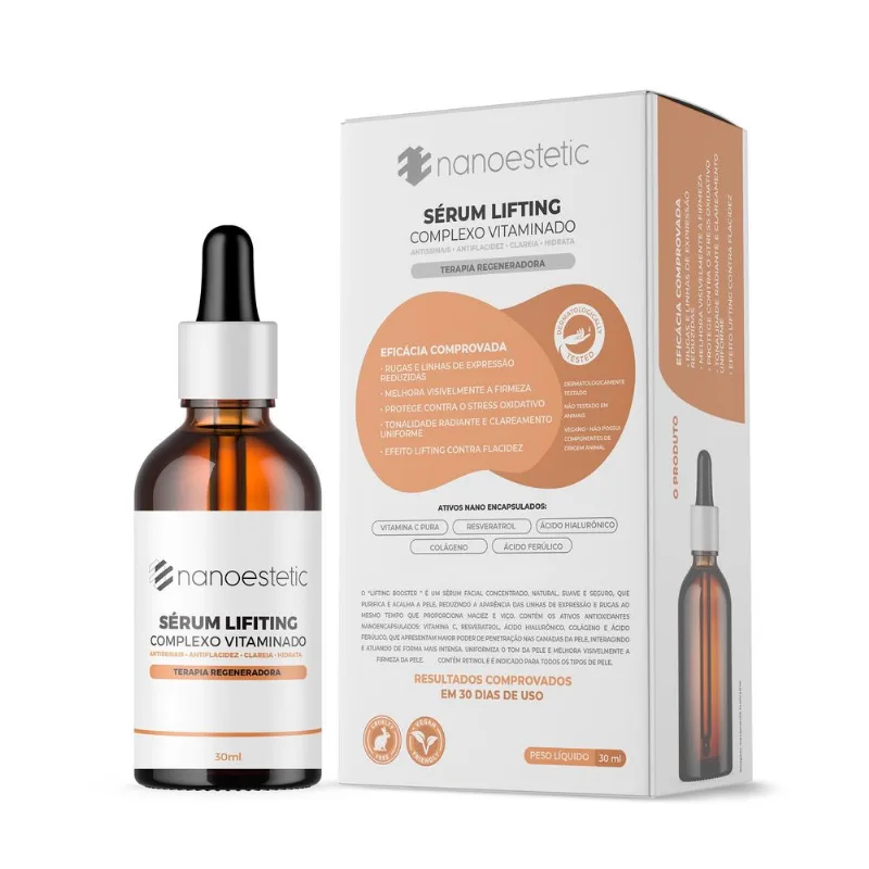 Sérum Lifting - Complexo Vitaminado - Nanoestetic