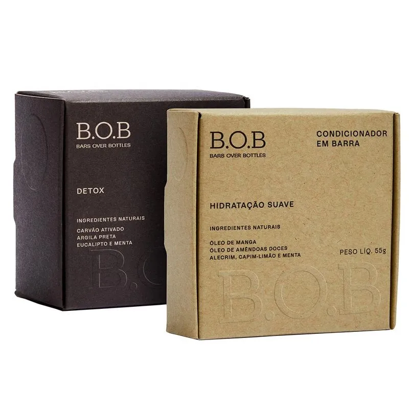 B.O.B Kit – Shampoo Detox + Condicionador Hidratação Suave Kit