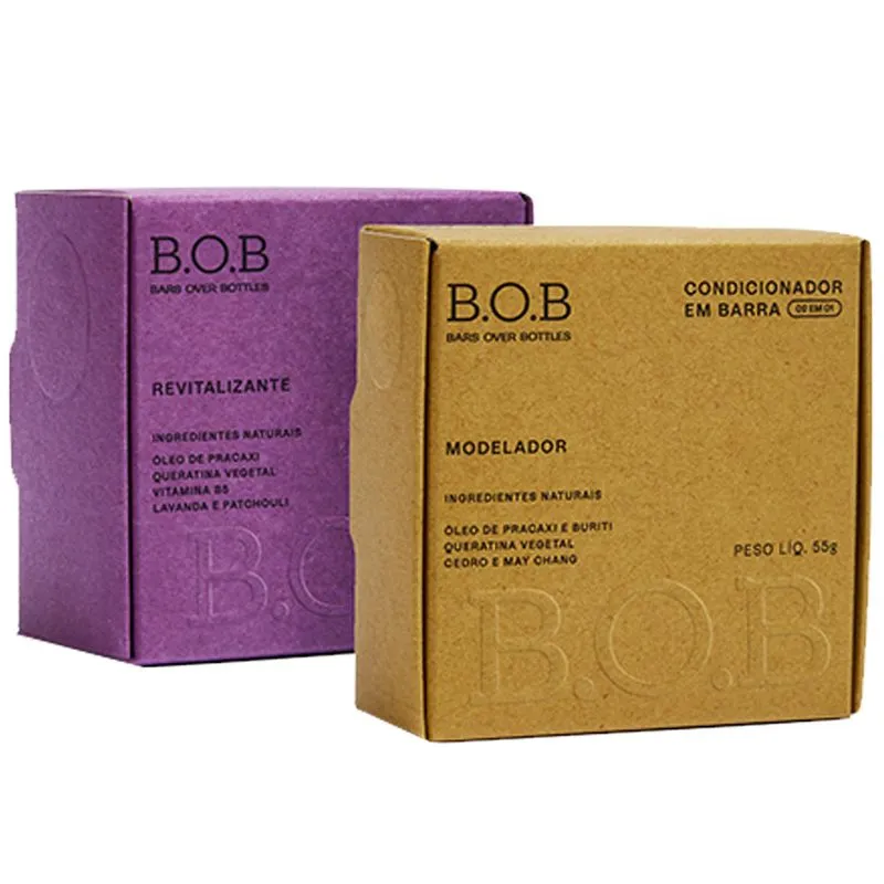 B.O.B Kit – Shampoo Revitalizante + Condicionador Modelador Kit