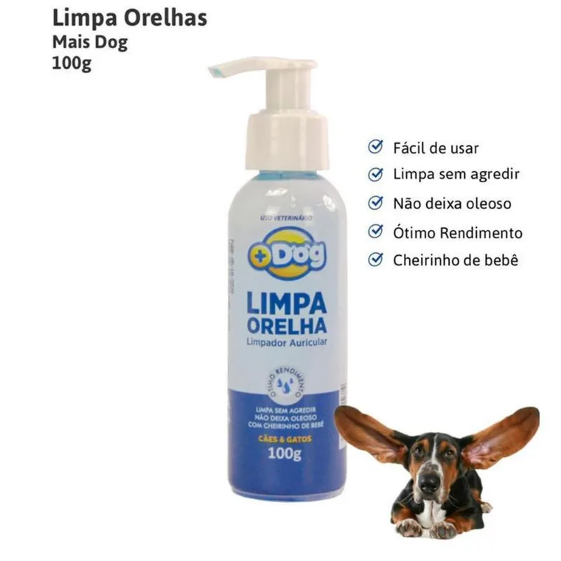 Limpa Orelhas Mais Dog 100g