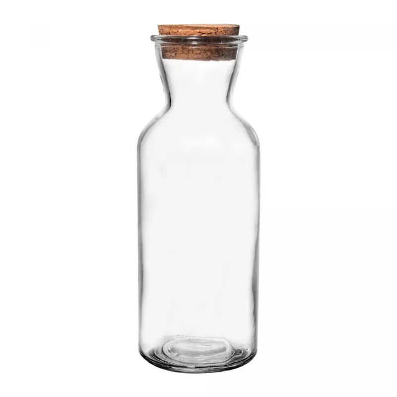 Garrafa De Vidro Com Tampa Rolha 580Ml Lyor