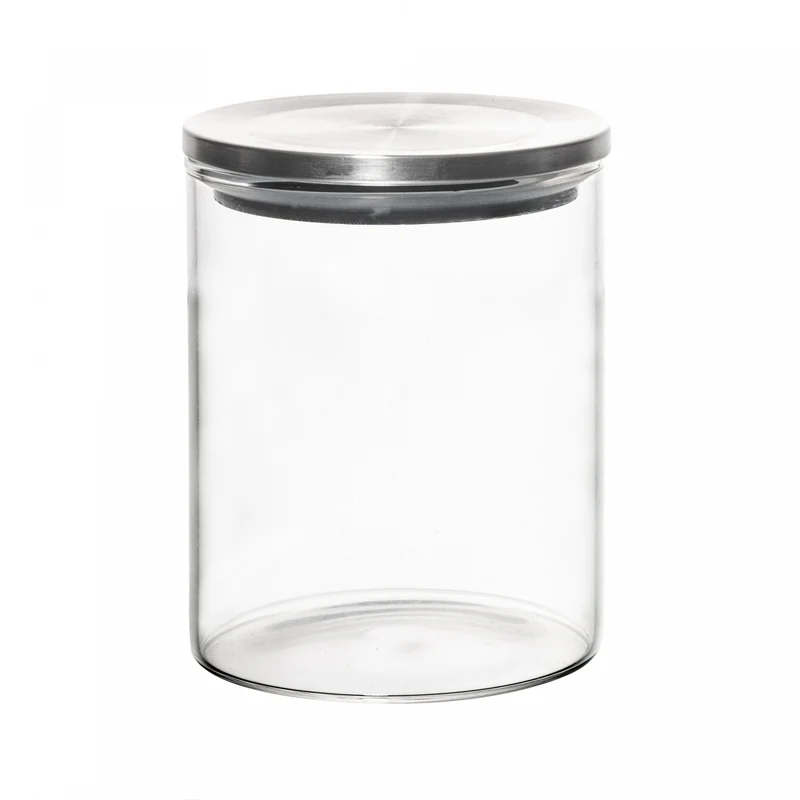 Pote Hermético de Vidro Borossilicato com Tampa em Metal 350ml - Lyor Unico - LYOR