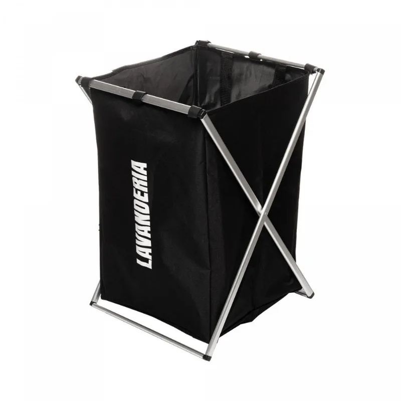 Cesto De Poliéster Dobrável Preto 37cm X 38cm X 57cm - LYOR