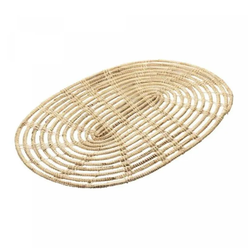 Jogo Americano Fibra Natural Oval Palm 45 X32Cm 220254 Lyor - LYOR