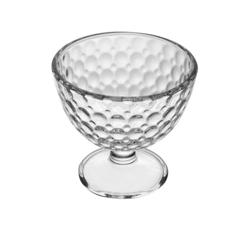 Taça Para Sobremesa De Vidro Bolhas 300ml - Lyor