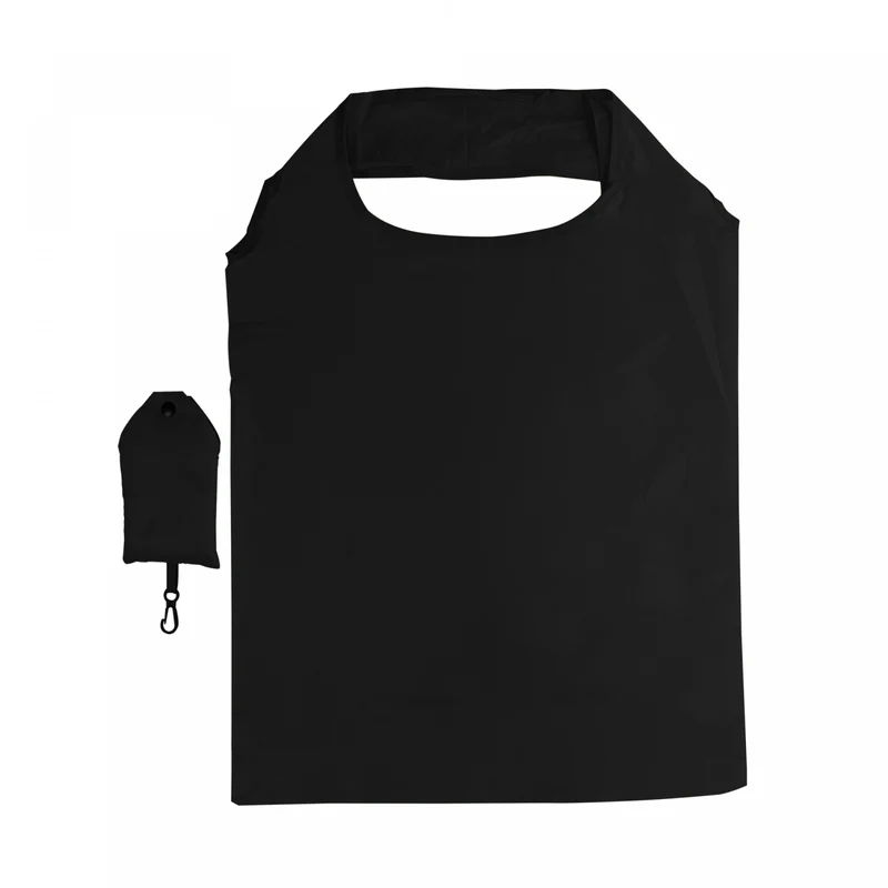Sacola Dobrável de Poliéster Preta Mix 58cm x 38cm - Lyor Unico - LYOR