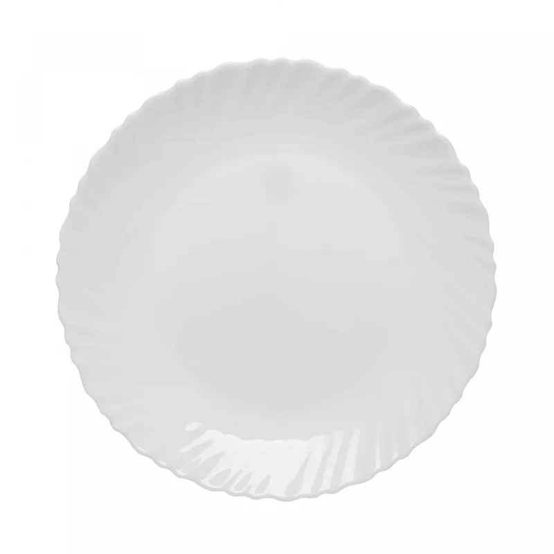 Prato para Sobremesa Nevada 19cm Branco Opalino - Lyor Unico - LYOR