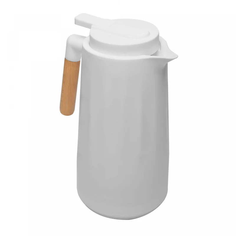 Garrafa Térmica New Unique 1L Branca Plástico - Lyor Unico