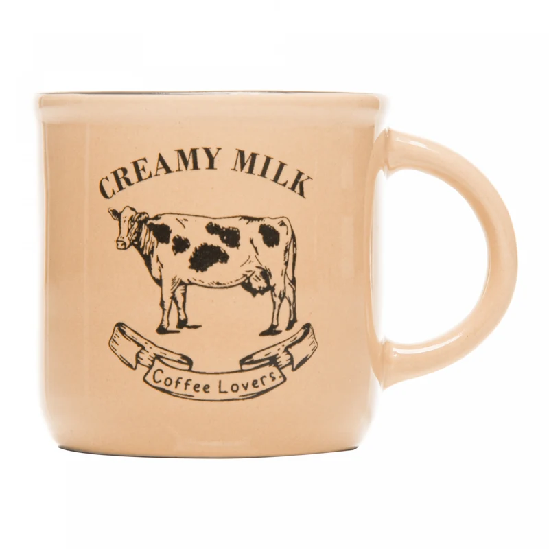 Caneca Creamy Milk 180ml Bege Cerâmica - Lyor Unico - LYOR