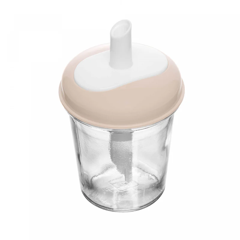 Açucareiro com Tampa Dosadora Siena 320ml Bege Vidro - Lyor Unico - LYOR