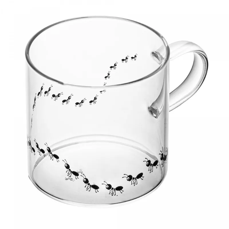 Caneca New Bug 125ml Vidro Borossilicato Resistente Ao Calor