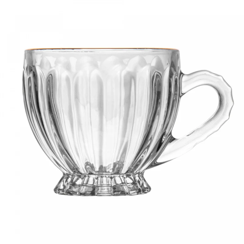 Xícara Renaissance com Fio de Ouro Cristal Ecológico - Lyor Unico - LYOR