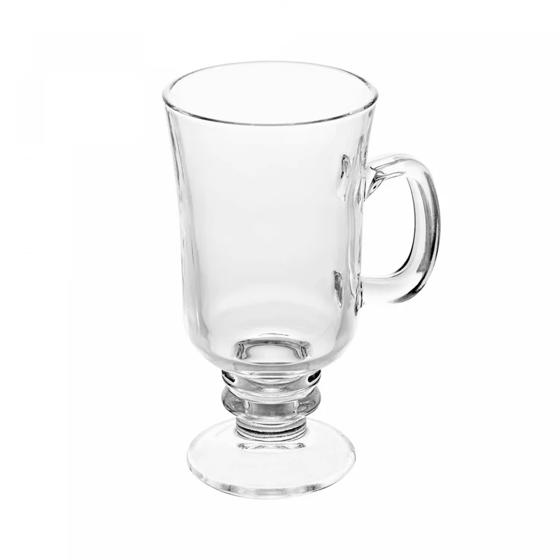 Caneca Irish Coffe com Alça e Pé 115ml Vidro - Lyor Unico - LYOR