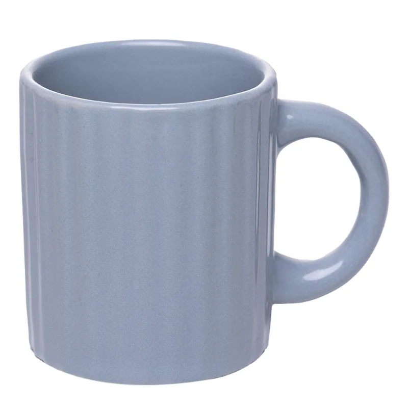 Caneca 210ml em Cerâmica Lyor-Azul - LYOR