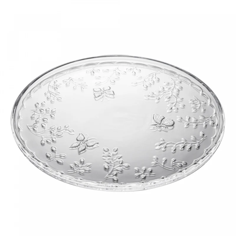 Prato para Bolo New Butterfly 30cm x 30cm x 1,2cm - Lyor Unico - LYOR