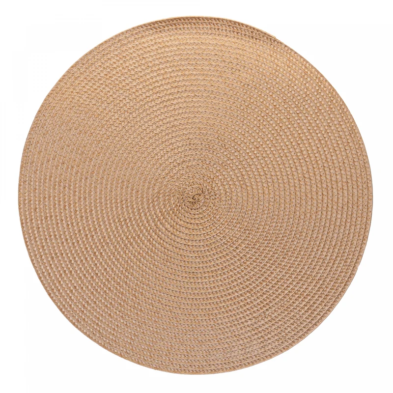 Lugar Americano Fresno Espiral 38cm Mostarda Polipropileno - Lyor Unico - LYOR
