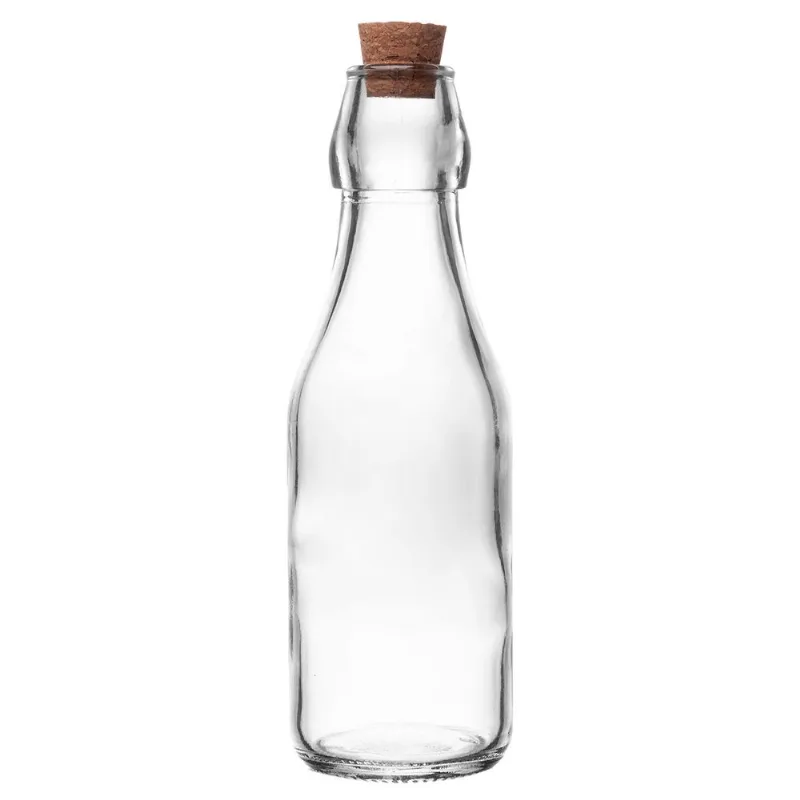 Garrafa P/ Azeite C/ Tampa Cortiça Olivetto 260ml em Vidro Lyor - LYOR