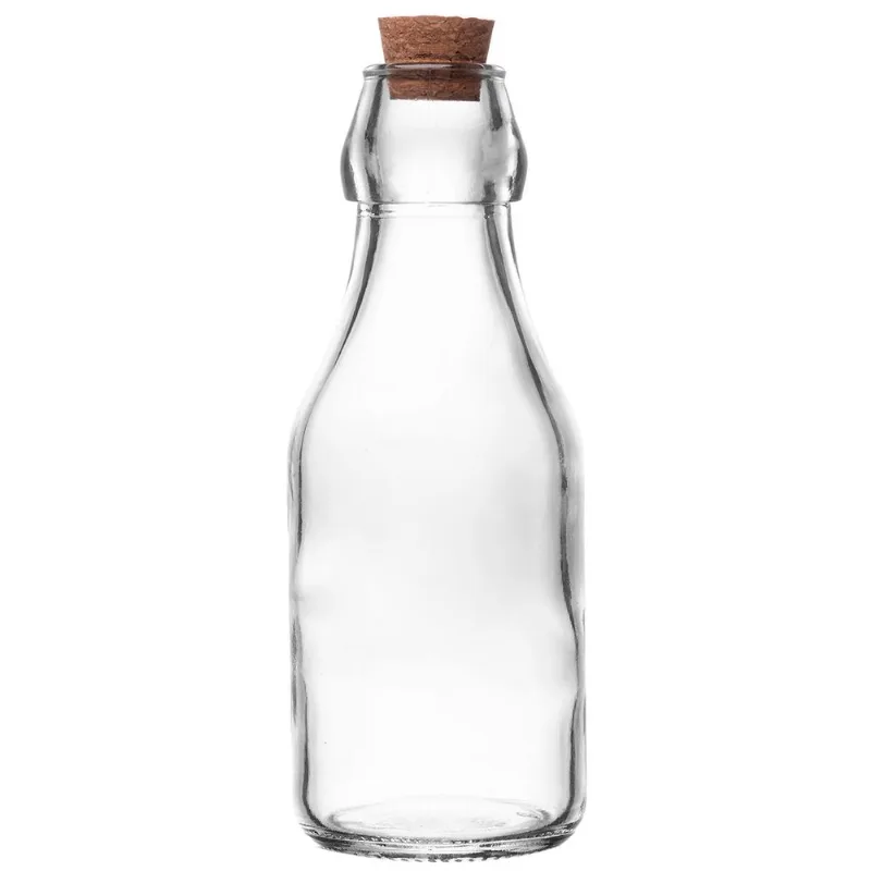 Garrafa P/ Azeite C/ Tampa Cortiça Olivetto 120ml em Vidro Lyor