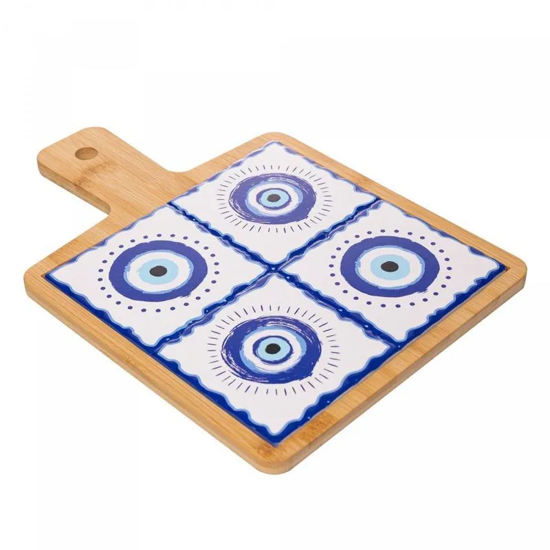 Jogo 2 Peças Tábua Com Bandeja Lyor Greek