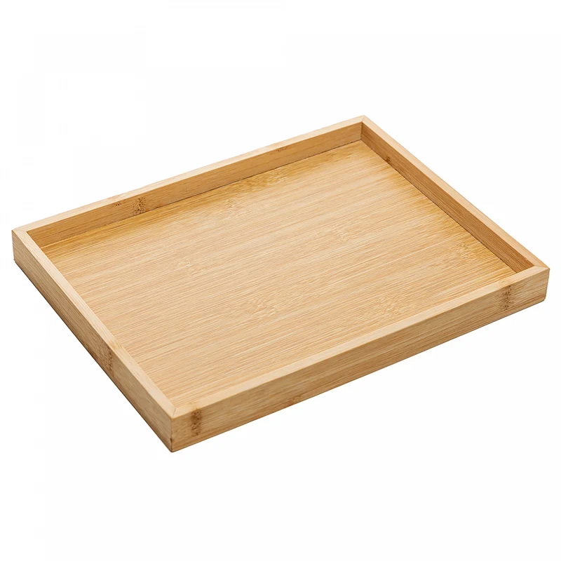 Bandeja Nature 33cm x 22cm x 2,5cm Bambu – Lyor Unico - LYOR