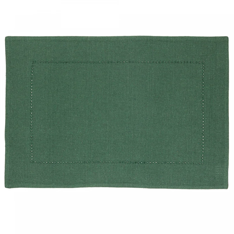 Lugar Americano Lévis 30cm x 45cm Verde Algodão - Lyor Unico - LYOR