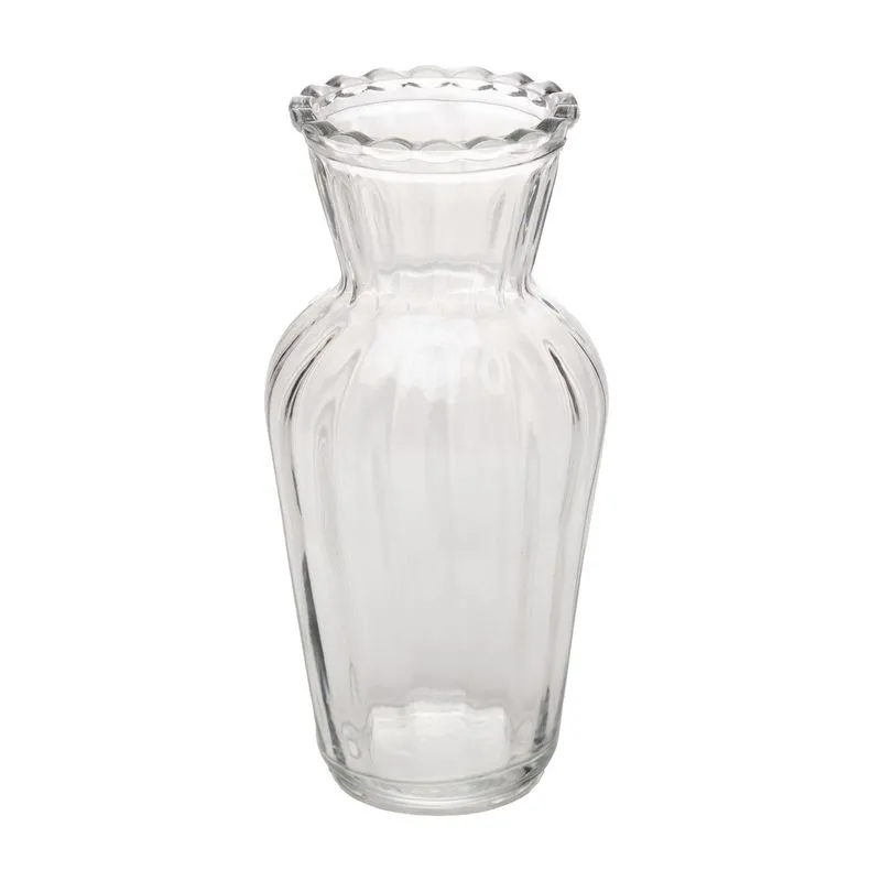 Vaso Minimal 15cm X 6cm Vidro - Lyor
