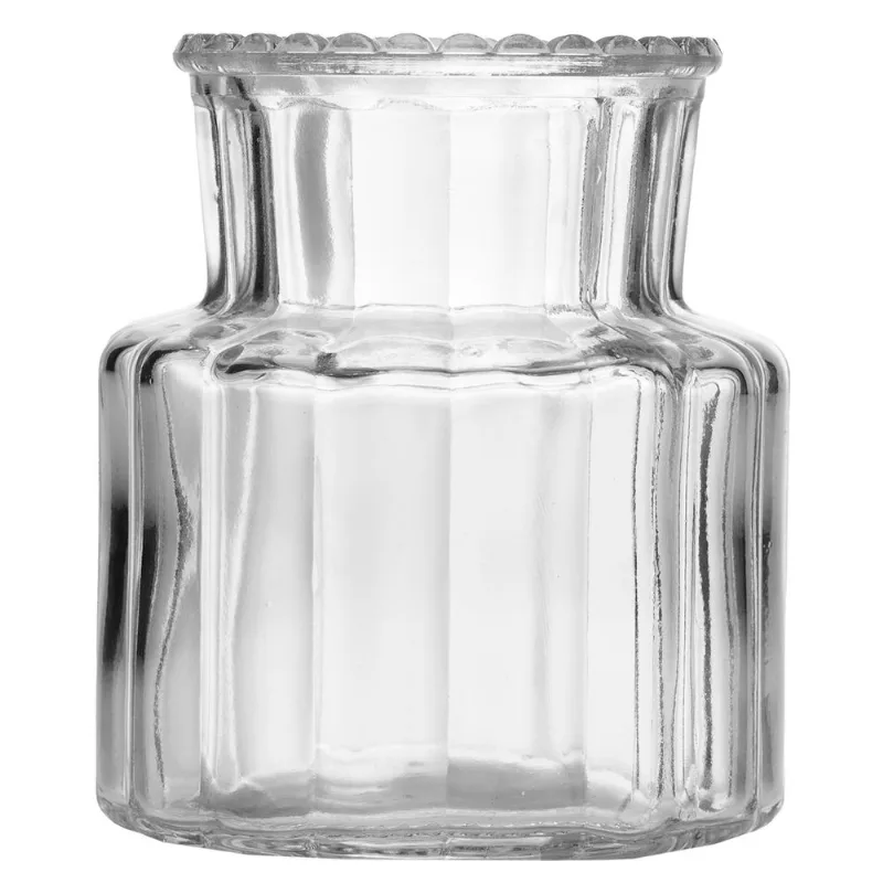 Vaso Minimal Decorativo 8,5cm em Vidro Lyor - LYOR