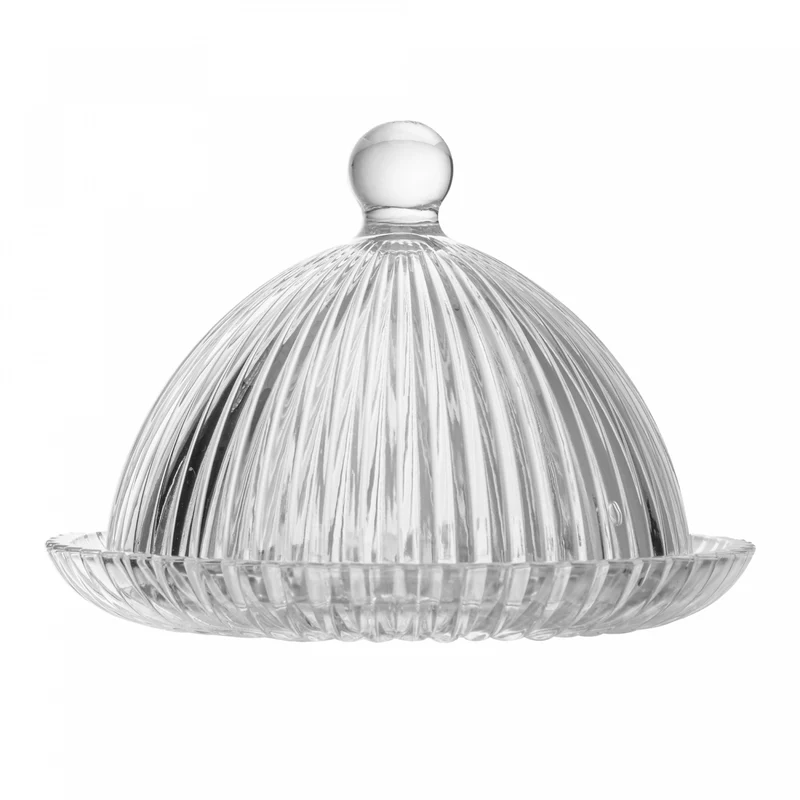 Queijeira Renaissance 18,5cm x 13cm Cristal - Lyor Unico