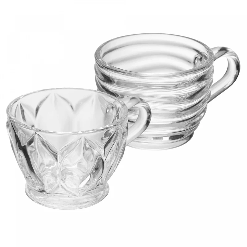 Xícara de Café Sortido 90ml Cristal - Lyor Unico - LYOR