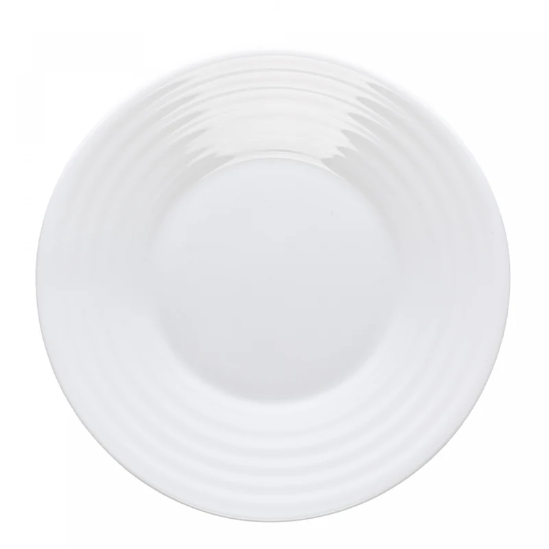 Prato Sobremesa Mirage 18cm Branco Opalino - Lyor Unico
