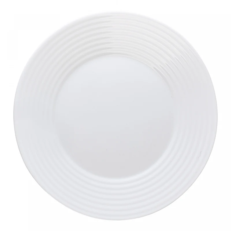 Prato Raso Mirage 26,5cm Branco Opalino - Lyor Unico