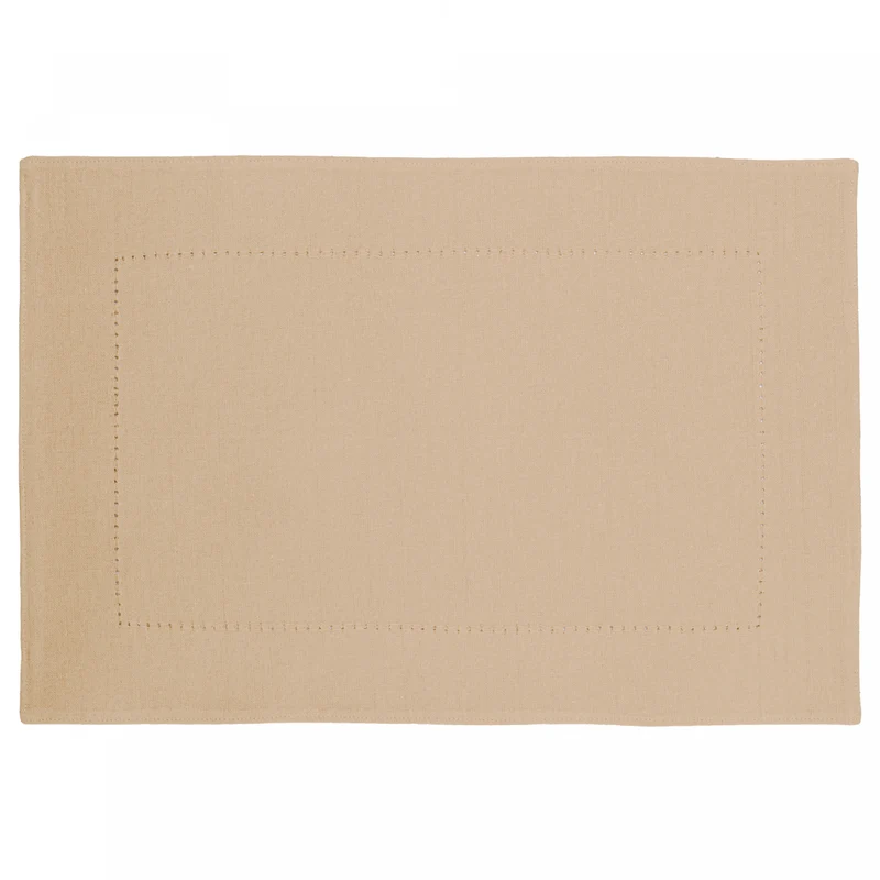 Lugar Americano Lévis 30cm x 45cm Creme Algodão - Lyor Unico