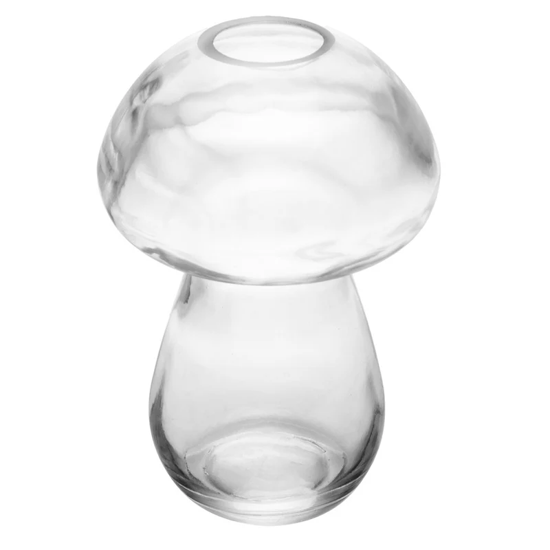 Vaso Cogumelo 17cm Vidro - Lyor Unico - LYOR