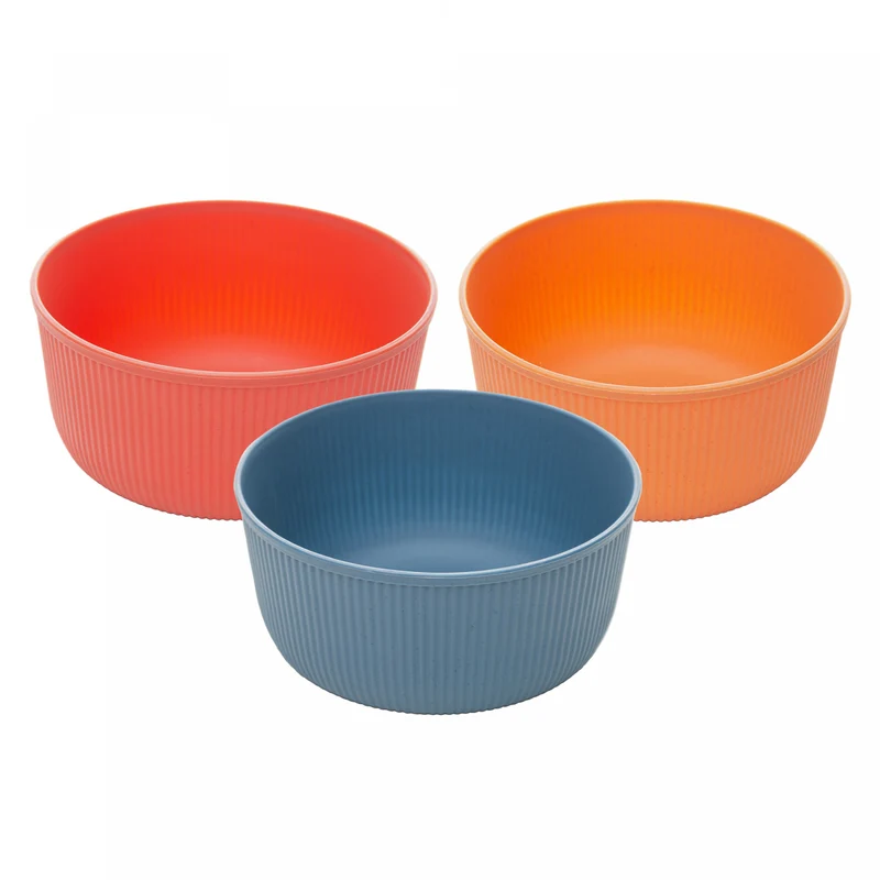 Bowl Stripes 15cm x 7,3cm Sortido PP e Bambu - Lyor Unico - LYOR