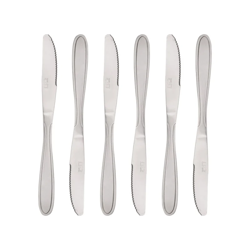 Conjunto 6 Facas para Sobremesa Gastro Aço Inox - Lyor Unico