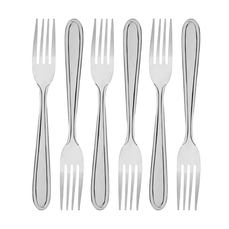 Conjunto 6 Garfos para Sobremesa Gastro Aço Inox - Lyor Unico