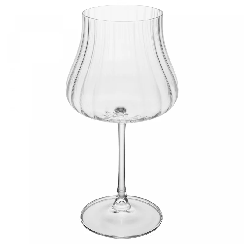 Taça de Vinho Iduna Optic Bohemia 580ml Cristal Ecológico - Lyor Unico - LYOR