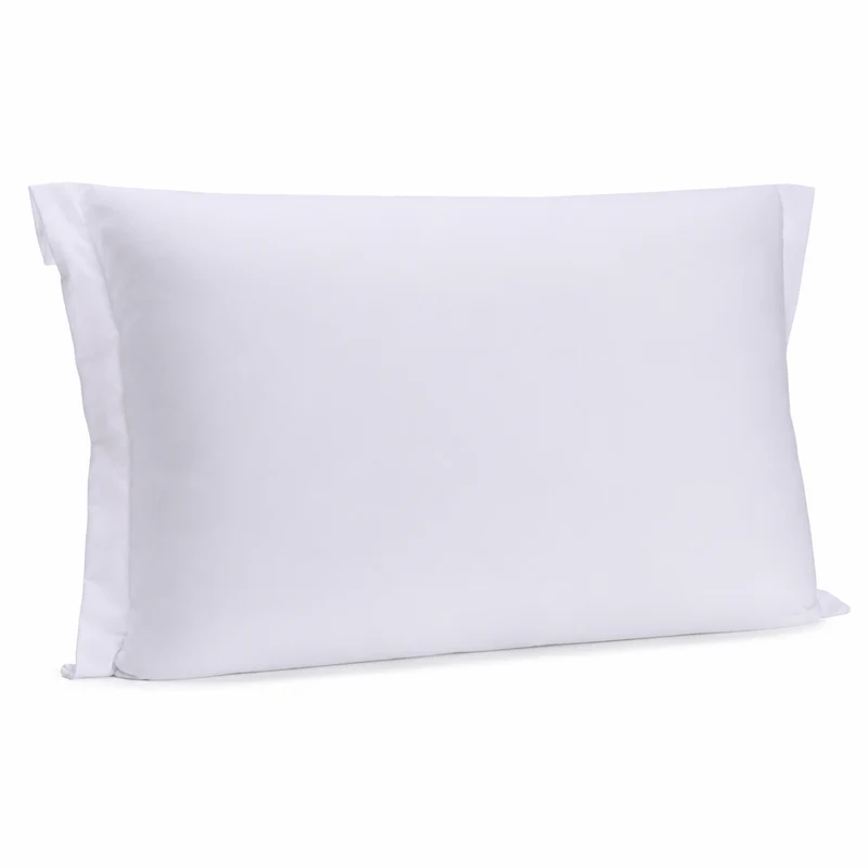 Fronha Saphira 50cm x 70cm Toque 300 Fios Branco Microfibra - Lyor Unico - LYOR