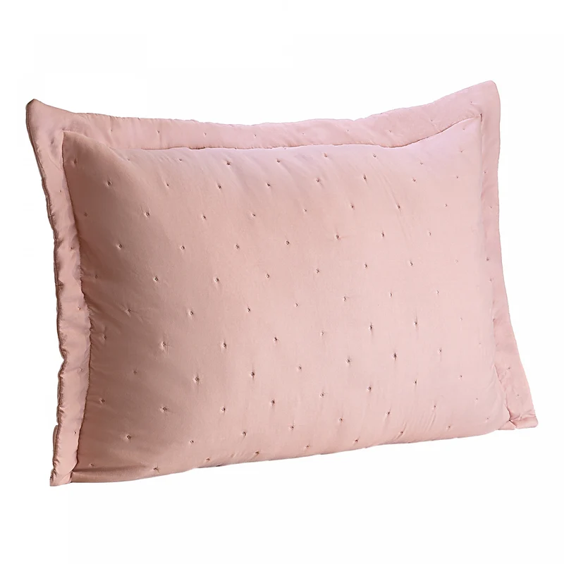 Porta Travesseiro Matelassê Saphira 50cm x 70cm Toque 300 Fios Rosa Microfibra - Lyor Unico - LYOR