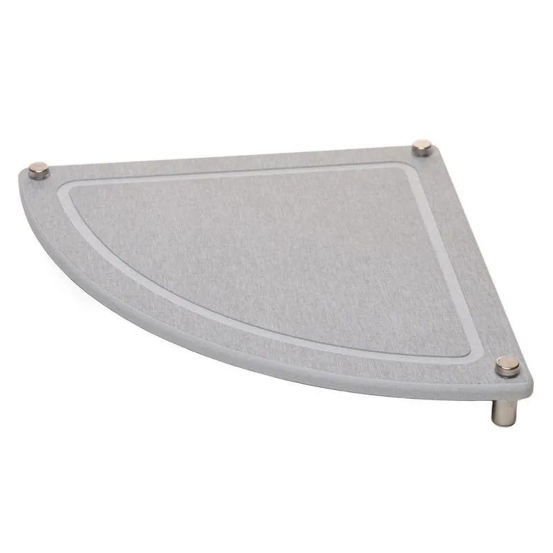 Organizador De Canto Com Pé P/pia 25x25 Cinza Diatomita