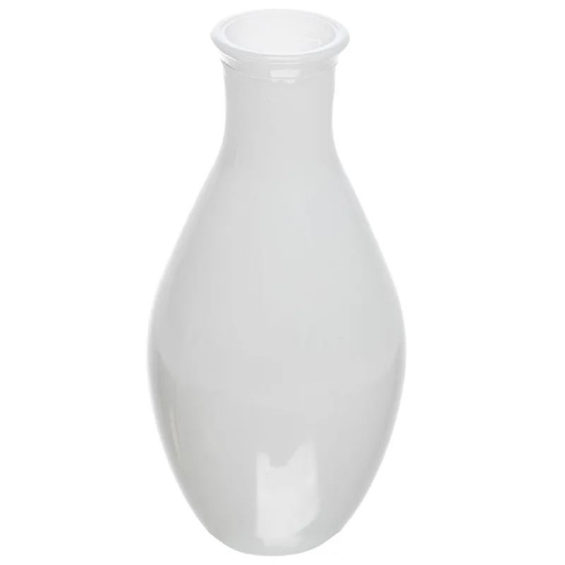 Vaso Decorativo White 15x7cm em Vidro Lyor - LYOR