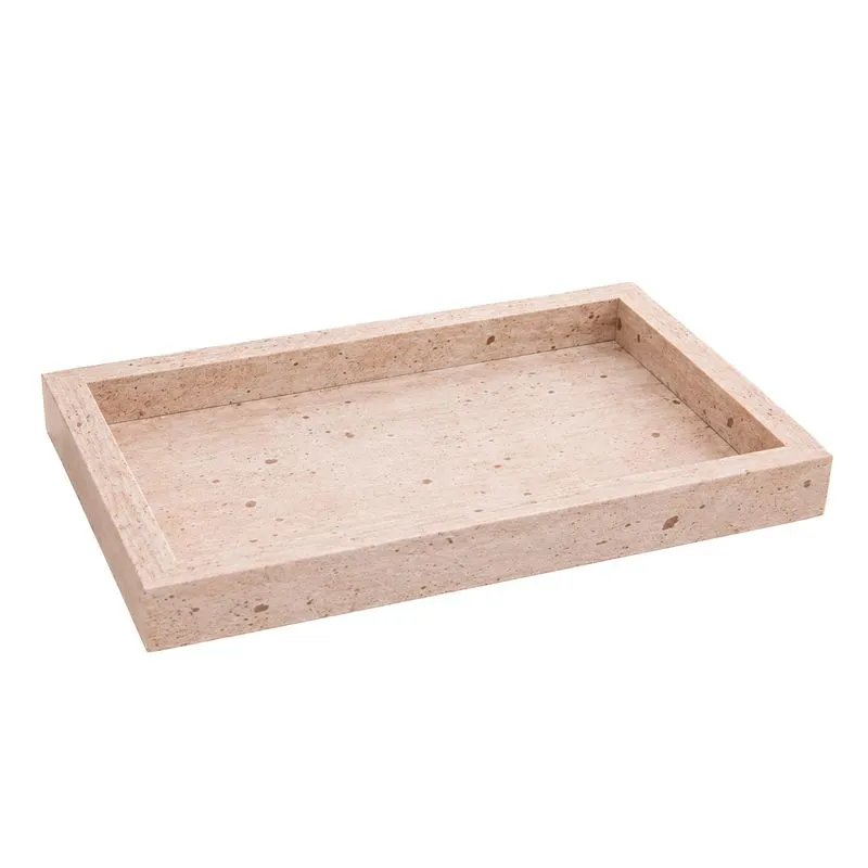 Bandeja Decorativa Requinte 12x22cm em Plastico Lyor