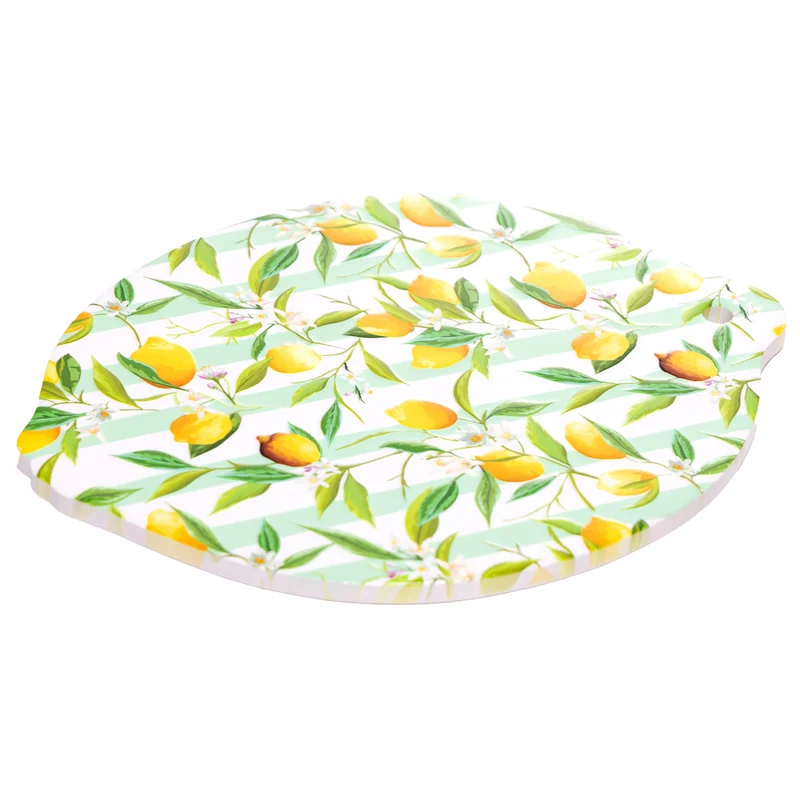 Placa Decorativa Limão Siciliano 18cm x 23cm Cerâmica - Lyor Unico - LYOR