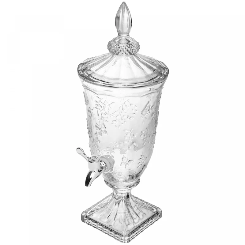 Suqueira com Pé e Tampa New Butterfly 2L Cristal - Lyor Unico - LYOR