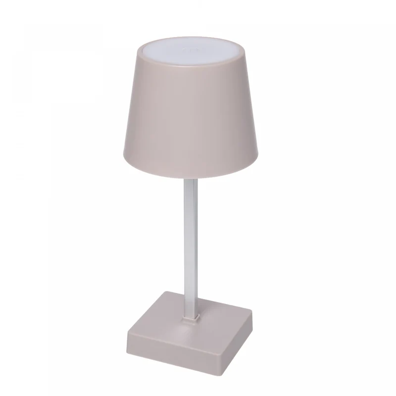 Luminária de Mesa Recarregável Led Usb Touch Neolight 10,5cm x 26cm Bege Plástico - Lyor Unico - LYOR