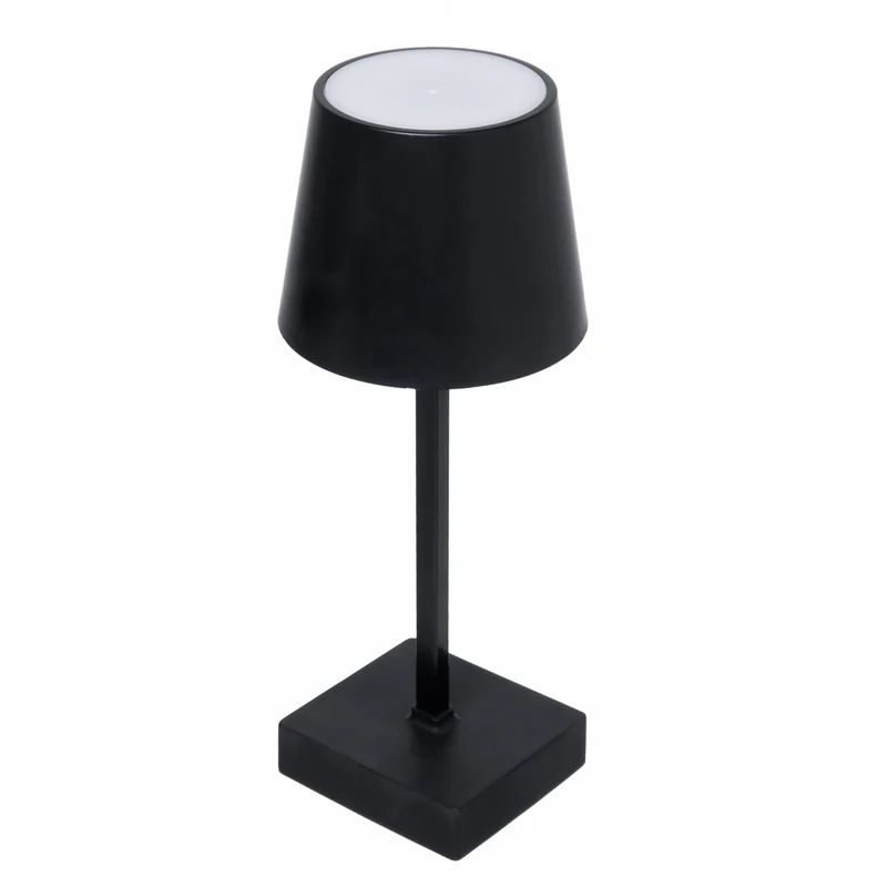 Luminária de Mesa Recarregável Led Usb Touch Neolight 10,5cm x 26cm Preto Plástico - Lyor Unico - LYOR